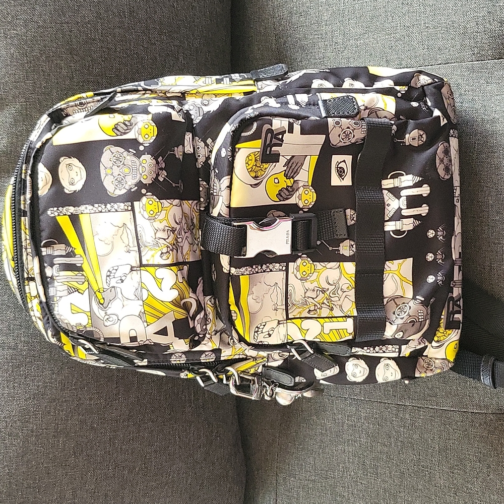 Limited Edition Prada Monkey Robot Backpack     9"×4" x 13"